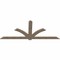 Ekena Millwork Redmond Smooth Timber Gable Bracket, Douglas Fir, 96"W x 40"H x 1 1/2"D x 5 1/2"F, 10/12 Pitch GBW096X40X0206RED00SDF - alternate 2